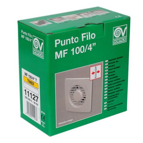Вентилятор Vortice Punto FILO MF 100/4" фото 5